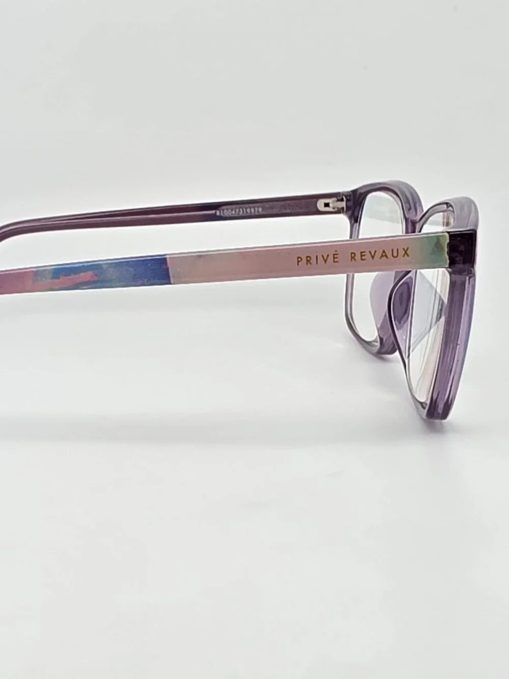Prive Revaux The Lacy WOI +3.50 Violet Purple Blue Light Reading Glasses 54mm